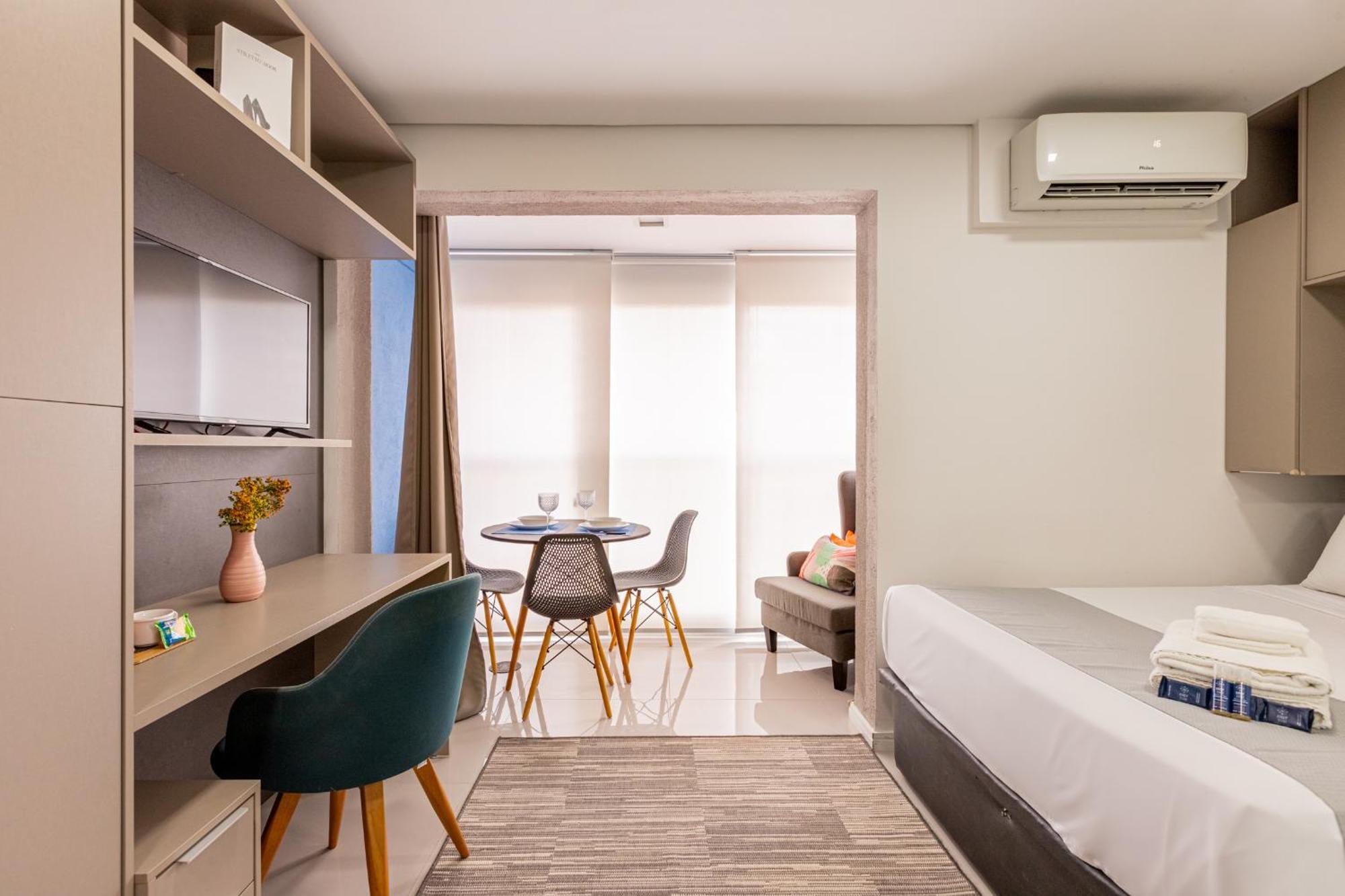 Apartamento Easy Star - Praticidade E Conforto Na Olimpia Com Piscina - Ae01h