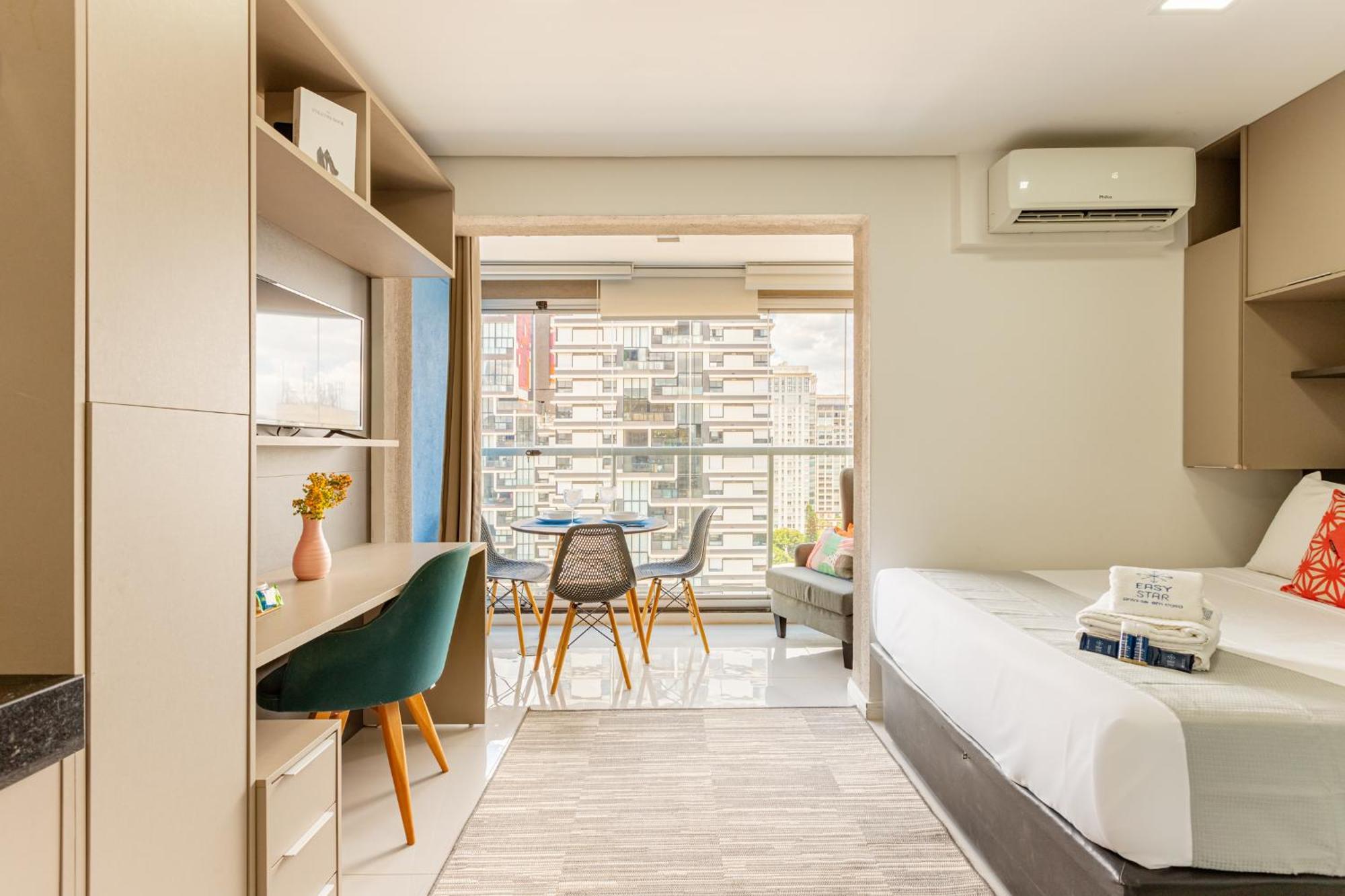 Easy Star - Praticidade E Conforto Na Olimpia Com Piscina - Ae01h * São Paulo